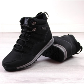 Negro Botas altas con aislamiento para hombre Big Star KK174371 3