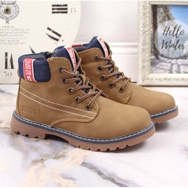 Botas de niño insuladas camel Big Star KK374130 amarillo 4