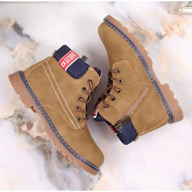 Botas de niño insuladas camel Big Star KK374130 amarillo 5