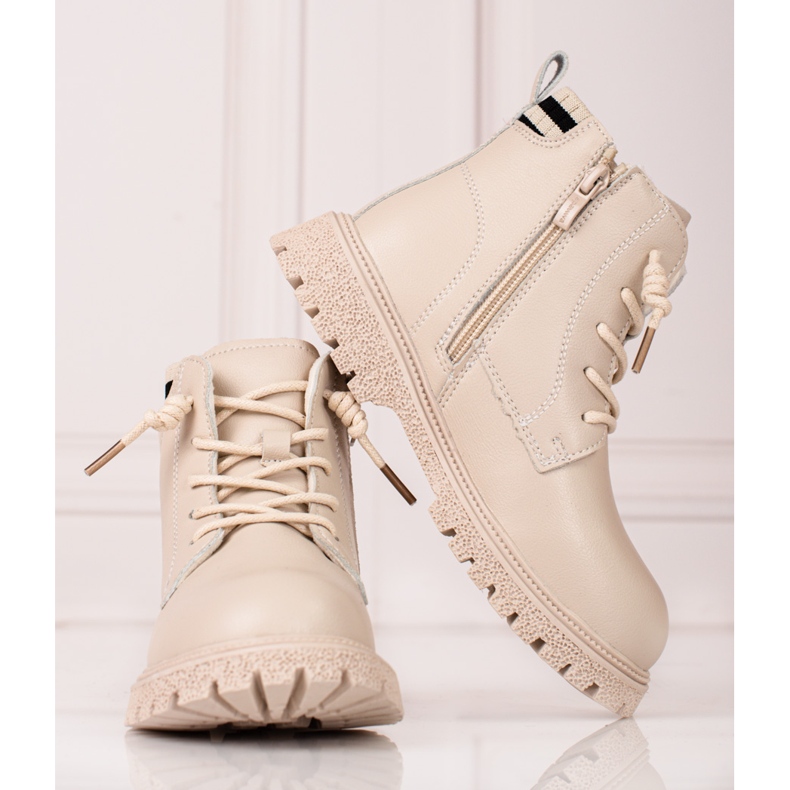 Botas niña Shelovet beige 1