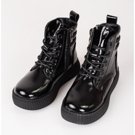 Botas negras para niñas en la plataforma Shelovet negro 1