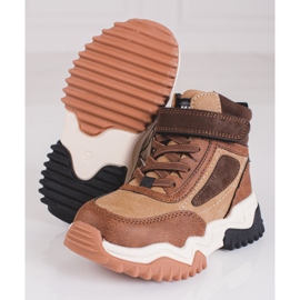 Botas de niño con suela gruesa Shelovet marrón 2