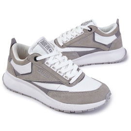 Deportivas de hombre Big Star KK174021 Blanco-Gris 6