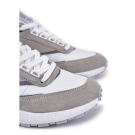 Deportivas de hombre Big Star KK174021 Blanco-Gris 2