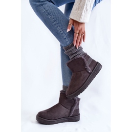 Botas de nieve grises para mujer Big Star KK274623 1