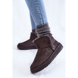 Botas de nieve grises para mujer Big Star KK274623 2