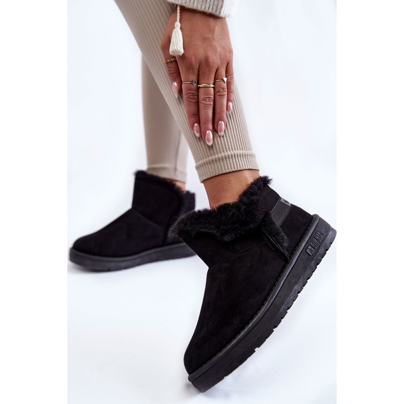 Botas de nieve negras para mujer Big Star KK274622 negro 2 Botas de nieve negras para mujer Big Star KK274622 negro 2