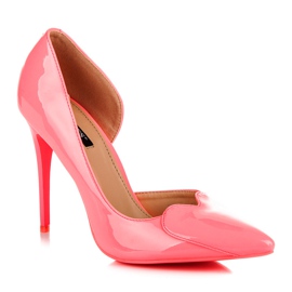 Vices Tacones de novia de neón rosado 4