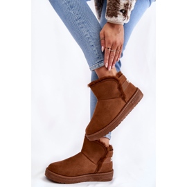 Botas de nieve marrones para mujer Big Star KK274620 marrón 2 Botas de nieve marrones para mujer Big Star KK274620 marrón 2