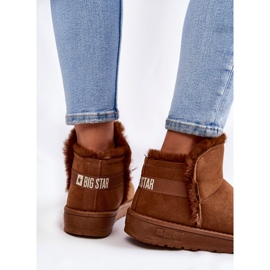 Botas de nieve marrones para mujer Big Star KK274620 marrón 5