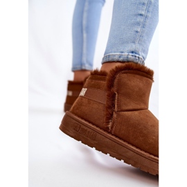 Botas de nieve marrones para mujer Big Star KK274620 marrón 4