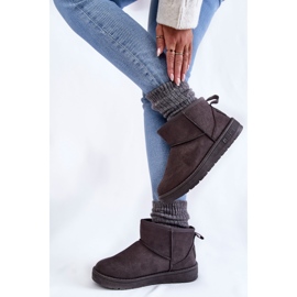Botas de nieve cálidas para mujer Big Star KK274291 Gris 4
