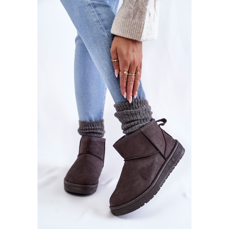 Botas de nieve cálidas para mujer Big Star KK274291 Gris 2