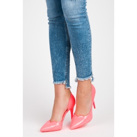 Vices Tacones de novia de neón rosado 2