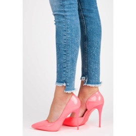 Vices Tacones de novia de neón rosado 3