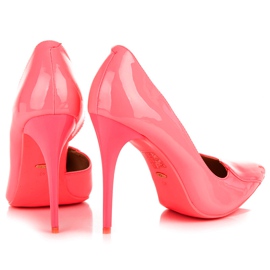 Vices Tacones de novia de neón rosado 6