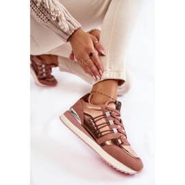 Zapatos deportivos de moda para mujer Big Star KK274111 Rosa rosado 5