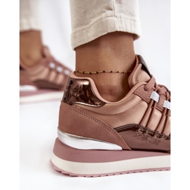 Zapatos deportivos de moda para mujer Big Star KK274111 Rosa rosado 4