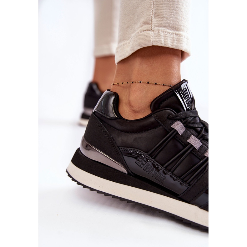 Zapatos deportivos de moda para mujer Big Star KK274110 Negro 2
