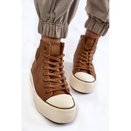 Zapatillas altas con aislamiento para mujer Big Star KK274171 Marrón 5