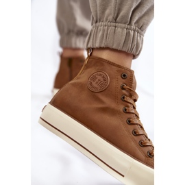 Zapatillas altas con aislamiento para mujer Big Star KK274171 Marrón 3