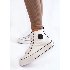 Zapatillas altas con aislamiento para mujer Big Star KK274170 White blanco 2