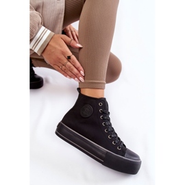 Zapatillas altas con aislamiento para mujer Big Star KK274173 Black negro 6