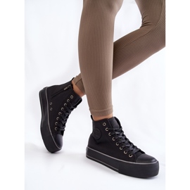 Zapatillas altas con aislamiento para mujer Big Star KK274173 Black negro 3