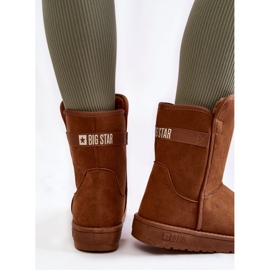 Botas altas de nieve para mujer Big Star KK274616 Marrón 4