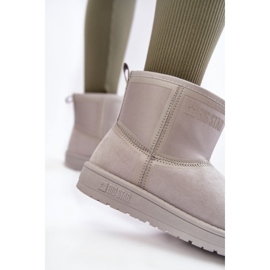 Botas de nieve sin cordones para mujer Big Star KK274613 Gris 4