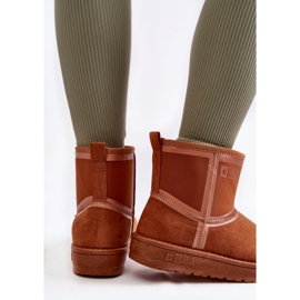 Botas de nieve sin cordones para mujer Big Star KK274612 Marrón 5