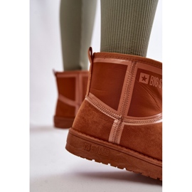 Botas de nieve sin cordones para mujer Big Star KK274612 Marrón 4