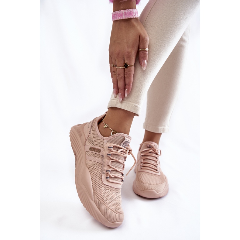 Sneakers mujer Memory Foam System Big Star KK274348 Rosa rosado 1