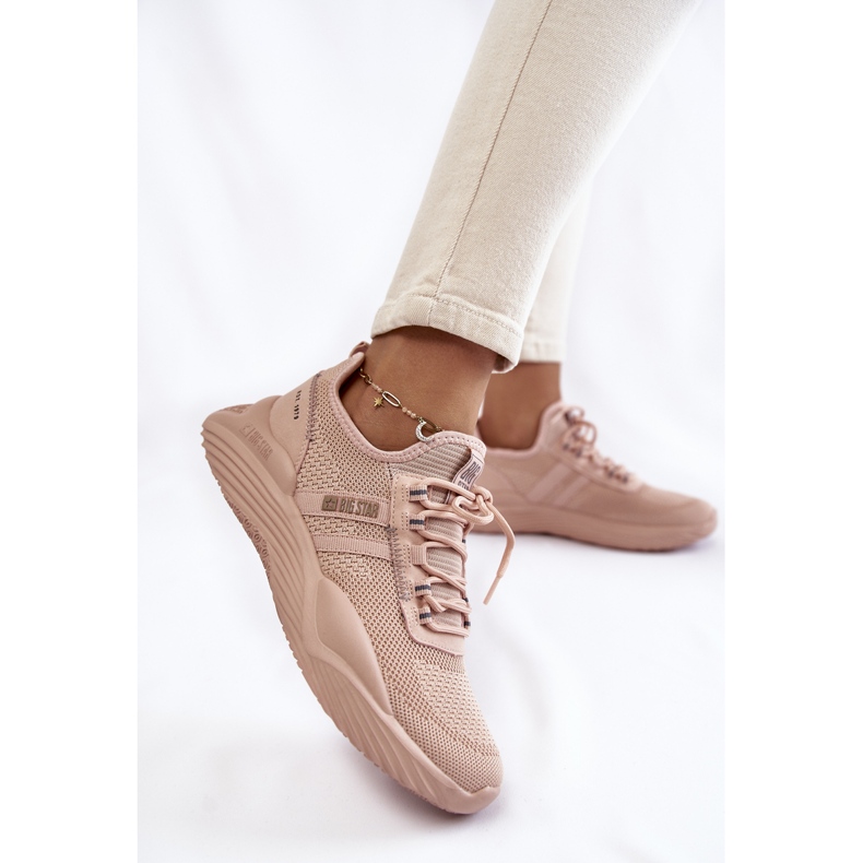 Sneakers mujer Memory Foam System Big Star KK274348 Rosa 2