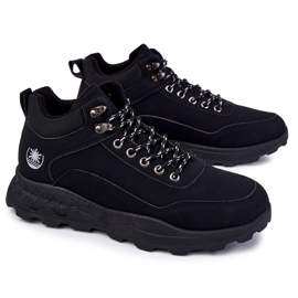 BM Zapatillas de trekking cálidas Otto negras para hombre Trappers negro 2