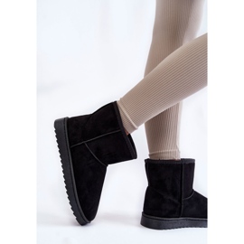 Botas de nieve aisladas para mujer Negro 3