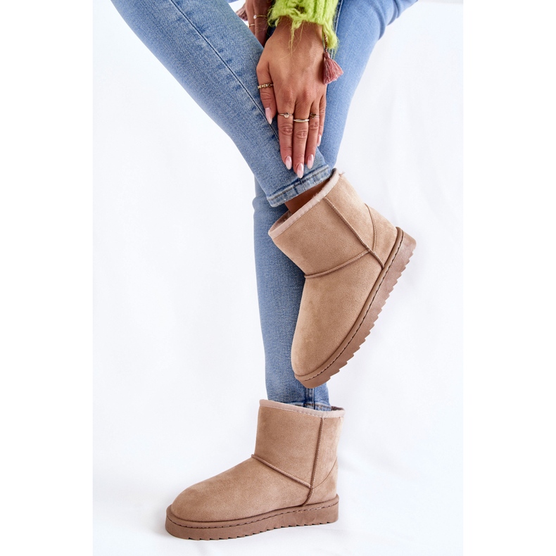 Botas de nieve aislantes para mujer, beige claro 2 Botas de nieve aislantes para mujer, beige claro 2