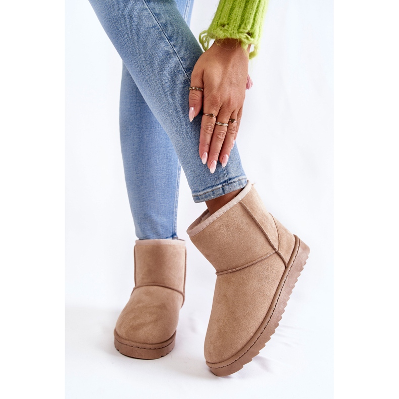 Botas de nieve aislantes para mujer, beige claro 1 Botas de nieve aislantes para mujer, beige claro 1
