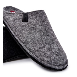 Pantuflas Clásicas de Hombre Big Star KK176001 Gris 3