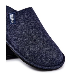 Pantuflas Clásicas de Hombre Big Star KK176004 Azul Marino 5