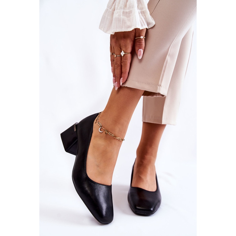 Zapatos De Salón De Piel La.Fi 230034B-QN Negro 1