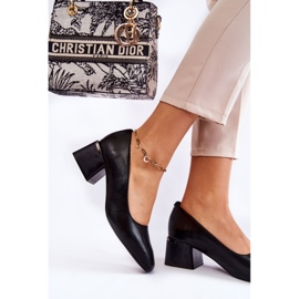 Zapatos De Salón De Piel La.Fi 230034B-QN Negro 5