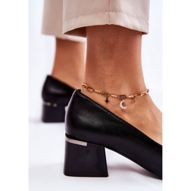 Zapatos De Salón De Piel La.Fi 230034B-QN Negro 3