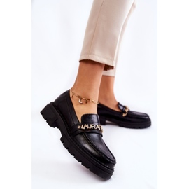 Mocasines Piel Letras La.Fi 210001B-PU Negro 2