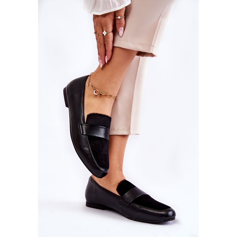 Mocasines Mujer Piel La.Fi 210018B-PUF Negro 2