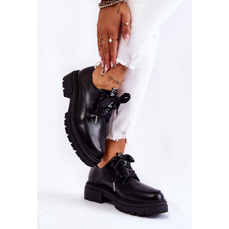 Zapatos Mujer Cuero La.Fi 210004B-PU Negro 2 Zapatos Mujer Cuero La.Fi 210004B-PU Negro 2