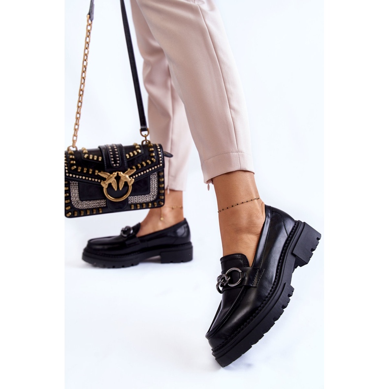 Mocasines de Mujer Mocasines de Piel La.Fi Black Willows negro 2