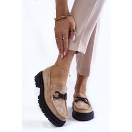 Mocasines Mujer Mocasines Ante La.Fi Beige Willows 1