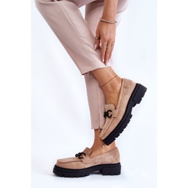 Mocasines Mujer Mocasines Ante La.Fi Beige Willows 2