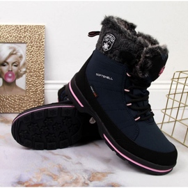 Botas de nieve impermeables American Club Jr AM865A azul 2